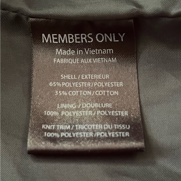 Like new! Authentic Members Only medium men's jacket in slate grey. - Picture 7 of 9